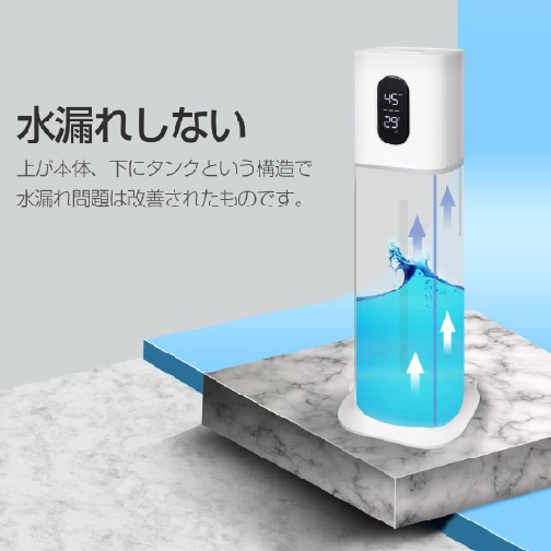 Keecoon KC-MH-033 次亜塩素酸水除菌超音波ミスト噴霧加湿器│脱炭素